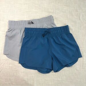 2 pairs of Adidas running shorts size small (NWOT)